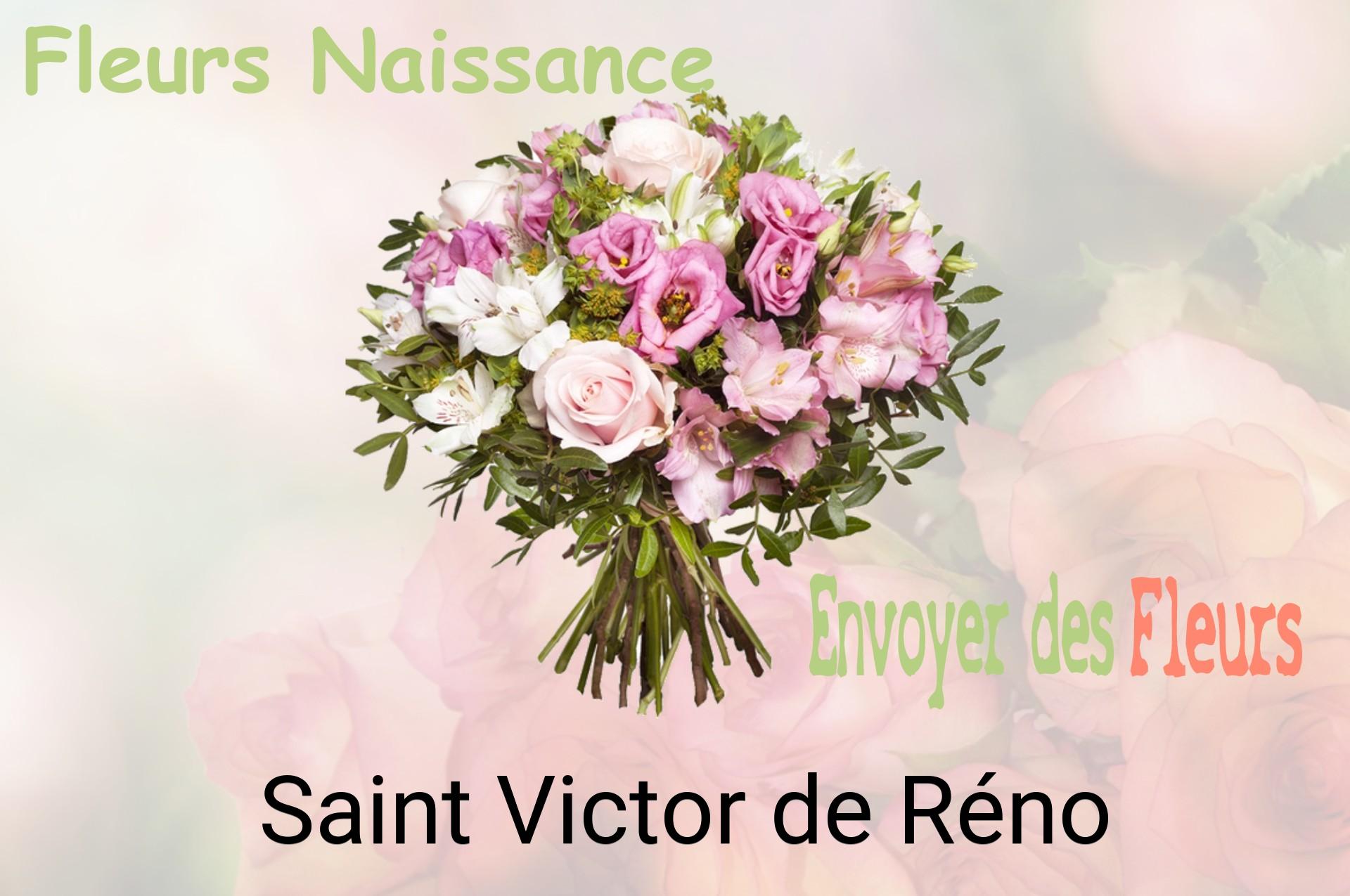 Bouquet de fleurs de naissance livré à Saint-Victor-de-Réno